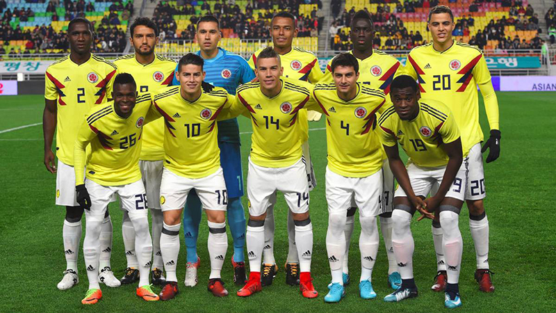 Đội hình chính thức đội tuyển bóng đá Colombia World Cup 2018