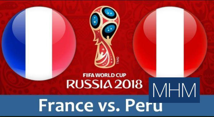 Link xem trực tiếp Pháp vs Peru World Cup 2018