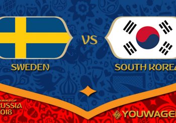 Xem trực tiếp World Cup 2018: Thụy Điển vs Hàn Quốc 19:00 18/06/2018