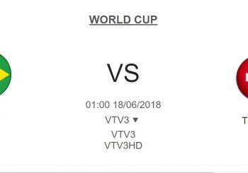 Link Sopcast World Cup 2018: Brazil vs Thụy Sỹ 1h-18/6/2018