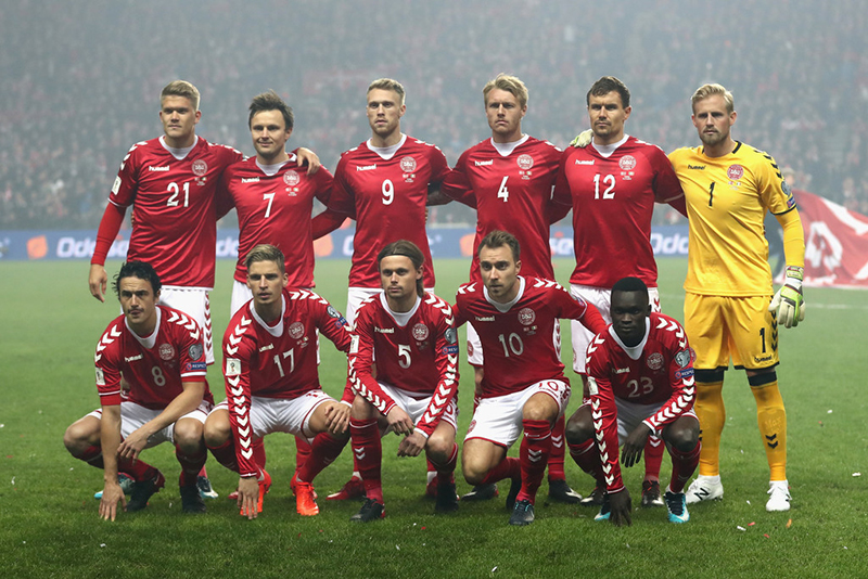Đội hình chính thức đội tuyển bóng đá Đan Mạch World Cup 2018