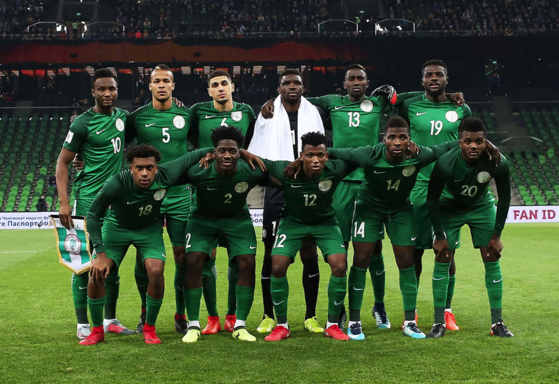 Đội hình chính thức đội tuyển bóng đá Nigeria World Cup 2018