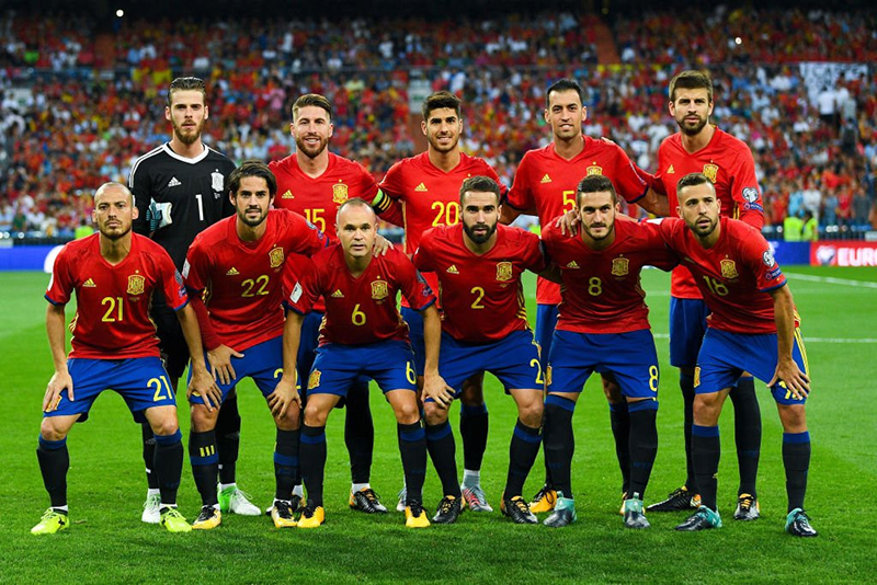 Đội hình chính thức đội tuyển bóng đá Tây Ban Nha World Cup 2018