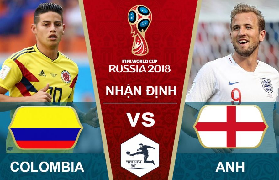 Link Sopcast World Cup 2018: Colombia vs Anh 01h 04/07